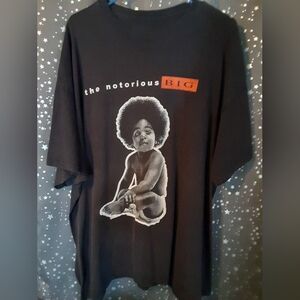 Men's Biggie Smalls Notorious B.I.G Vintage T-shirt Size XXL